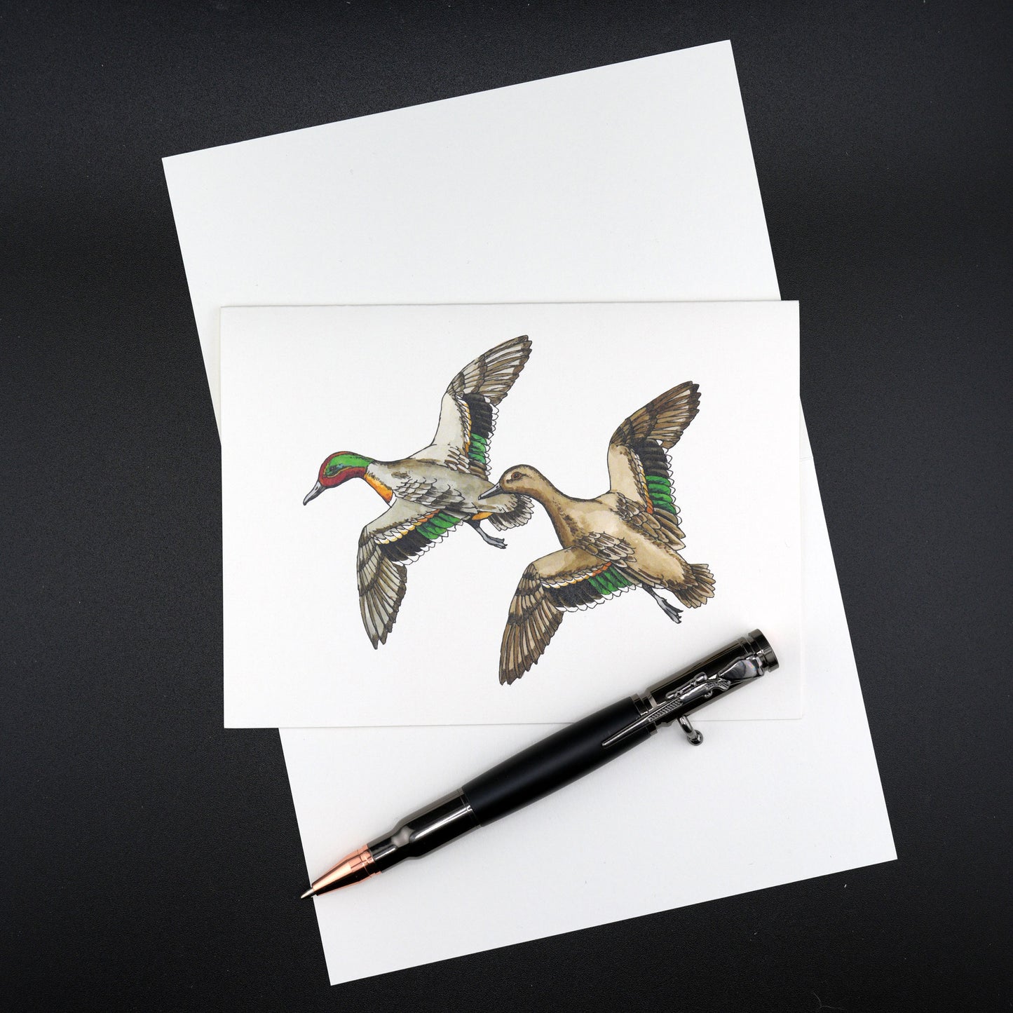 The Southern Sportsman's Flying Mallards - Stationery Cards