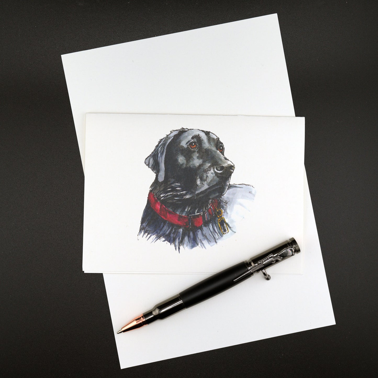 The Southern Sportsman's Black Lab - Stationery Cards