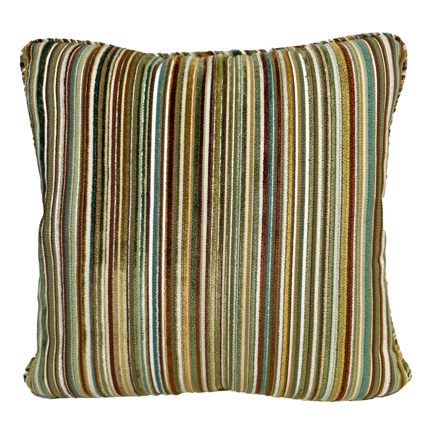 White Tail Deer Tan Canvas Pillow