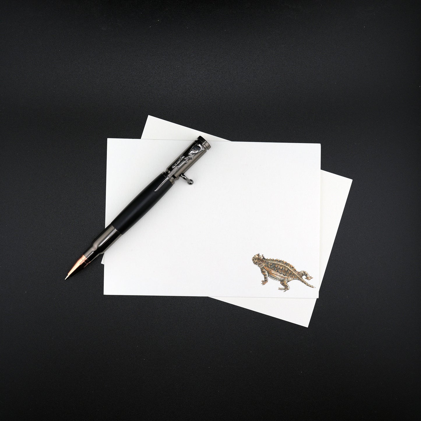 The Southern Sportsman's Horned Frog Stationery - Flat Cards