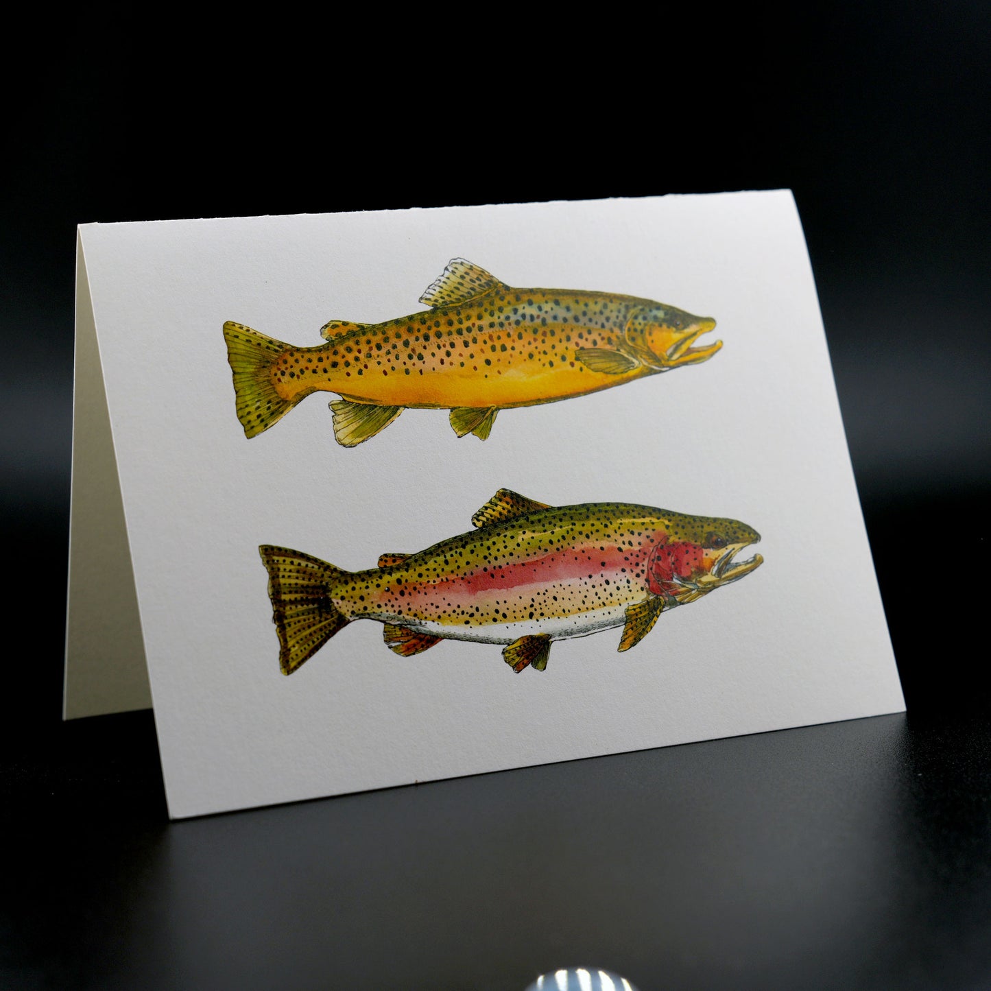 The Southern Sportsman's Brown Trout and Rainbow Trout - Stationery Cards
