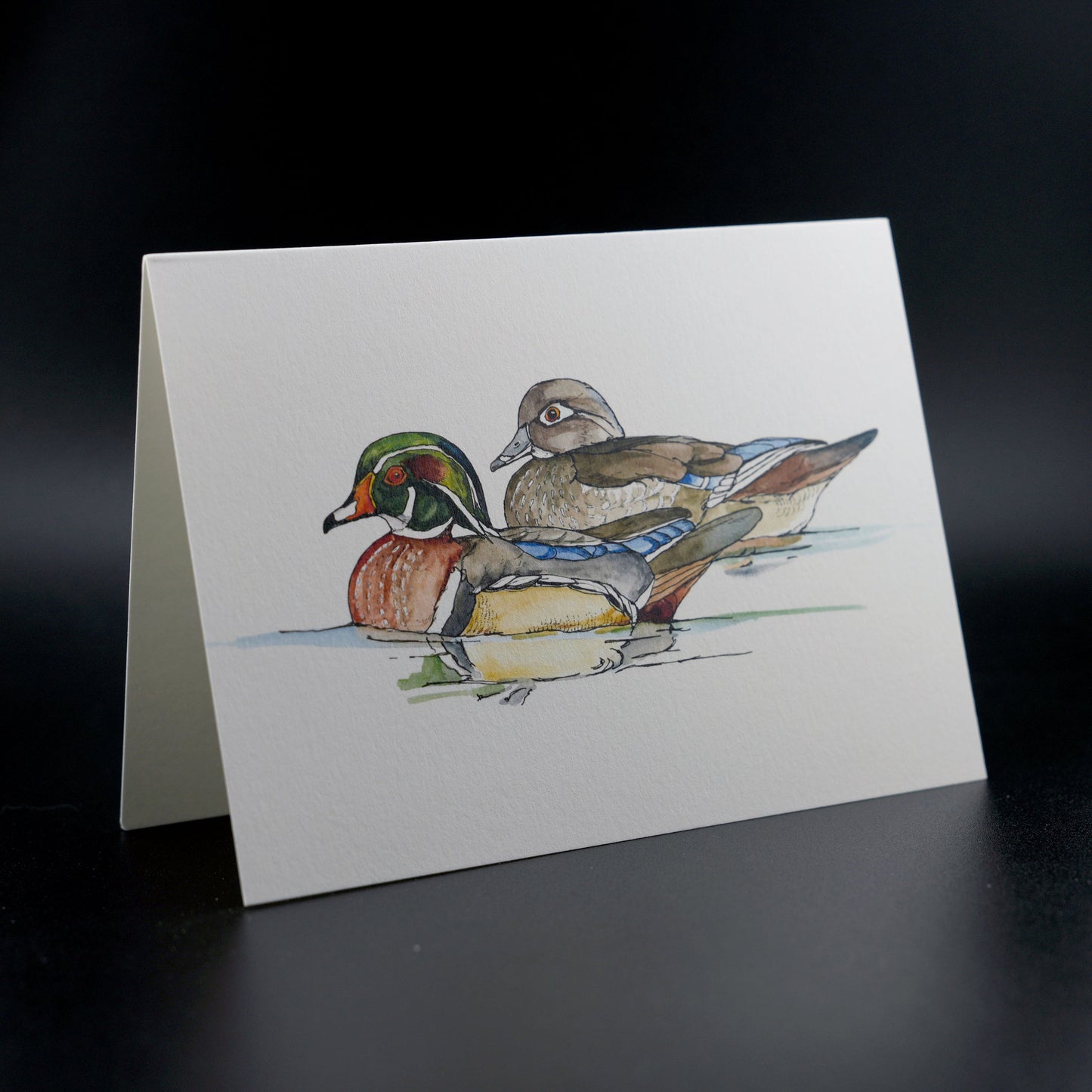 The Southern Sportsman's Swimming Mallards - Stationery Cards
