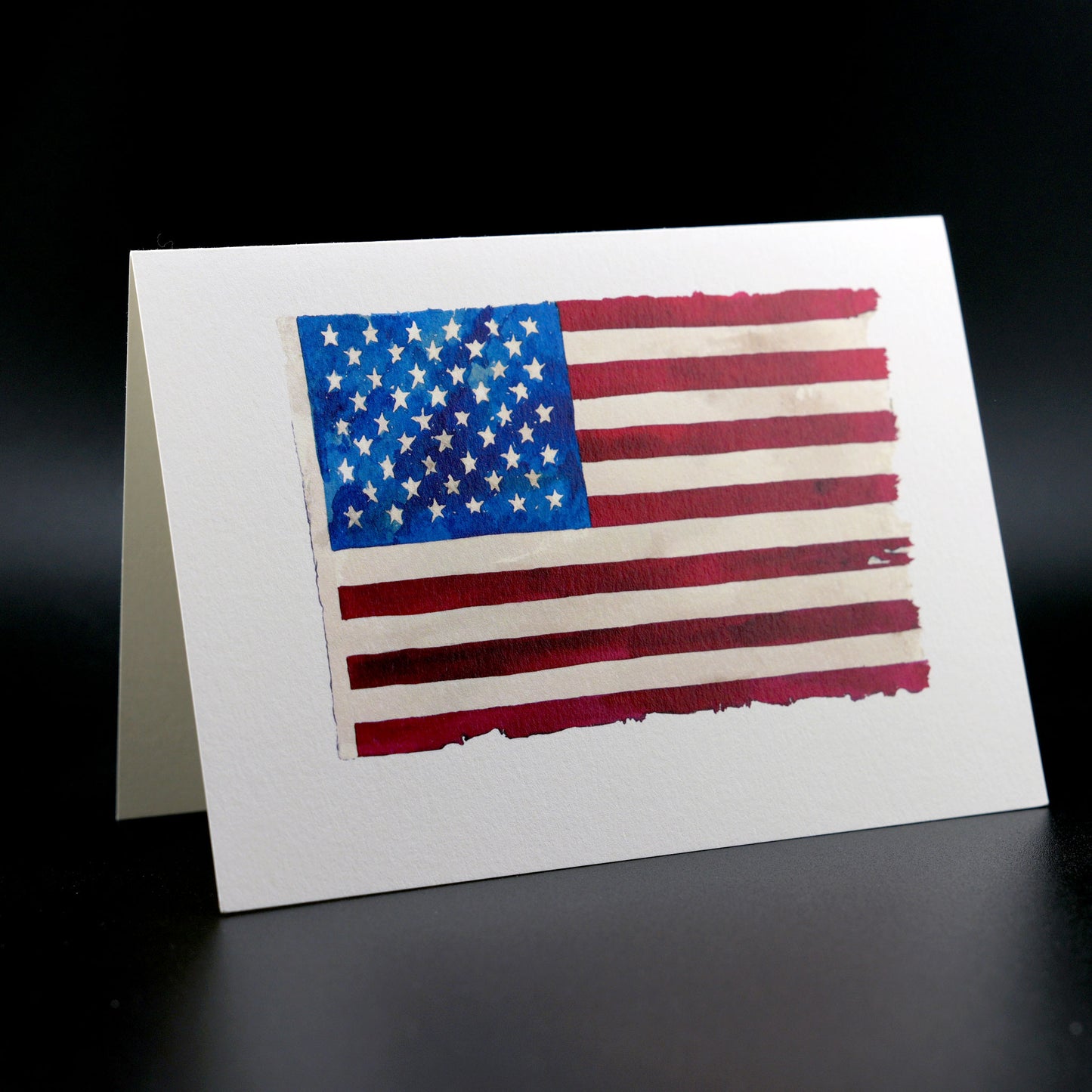 The Southern Sportsman's Rustic American Flag - Stationery Cards