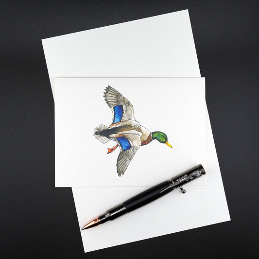 The Southern Sportsman's Flying Mallard - Stationery Cards