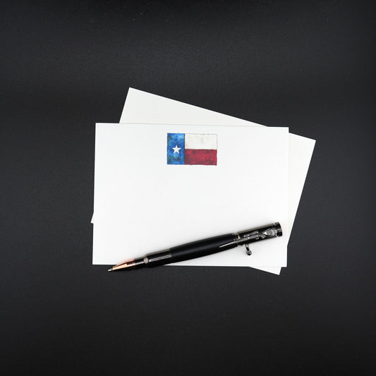 The Southern Sportsman's Rustic Texas Flag - Flat Cards
