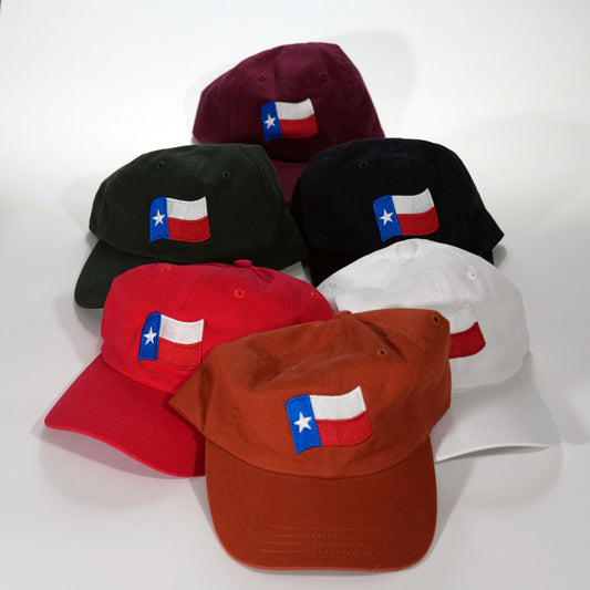 Texas Flag Hats - Multiple Colors