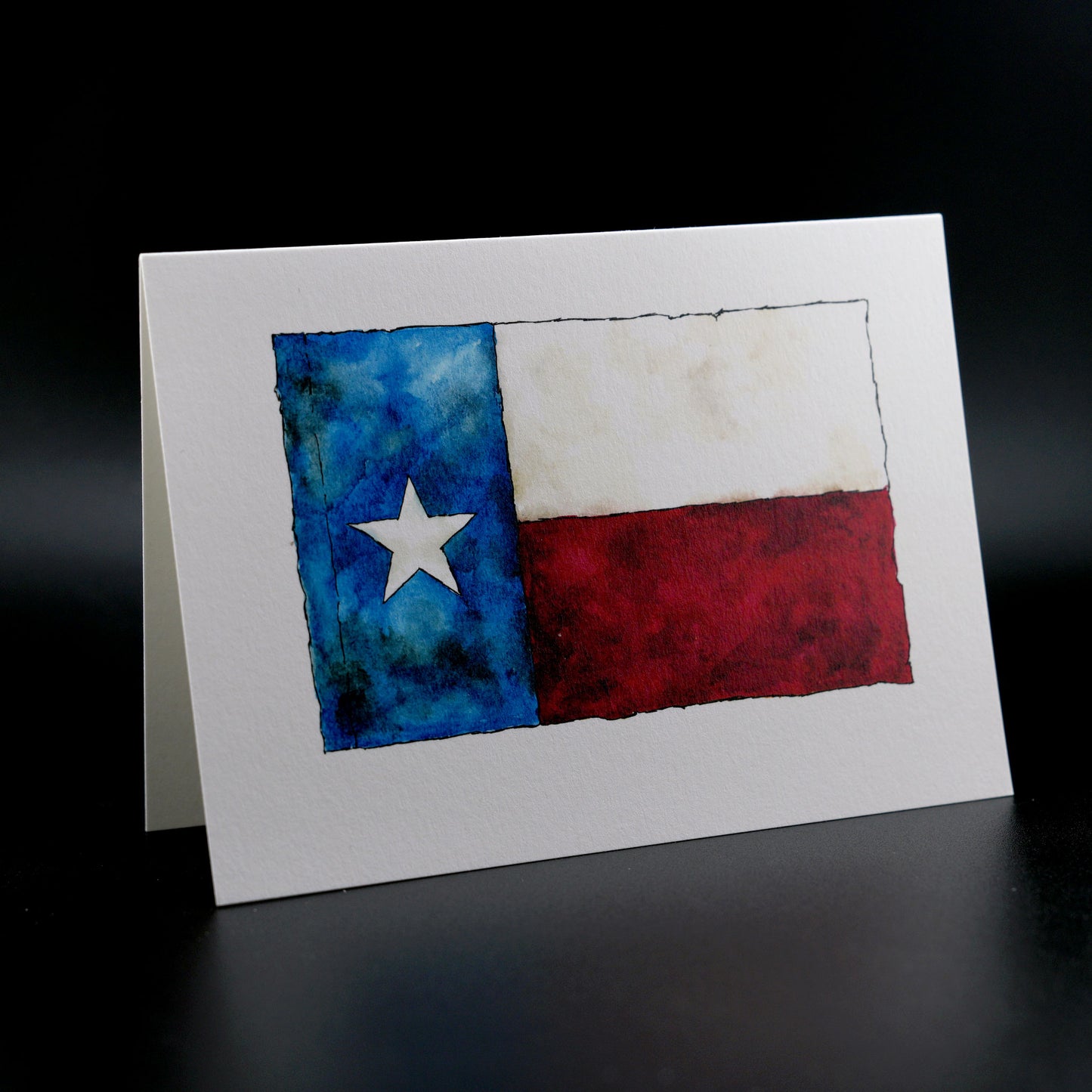 The Southern Sportsman's Rustic Texas Flag - Stationery Cards