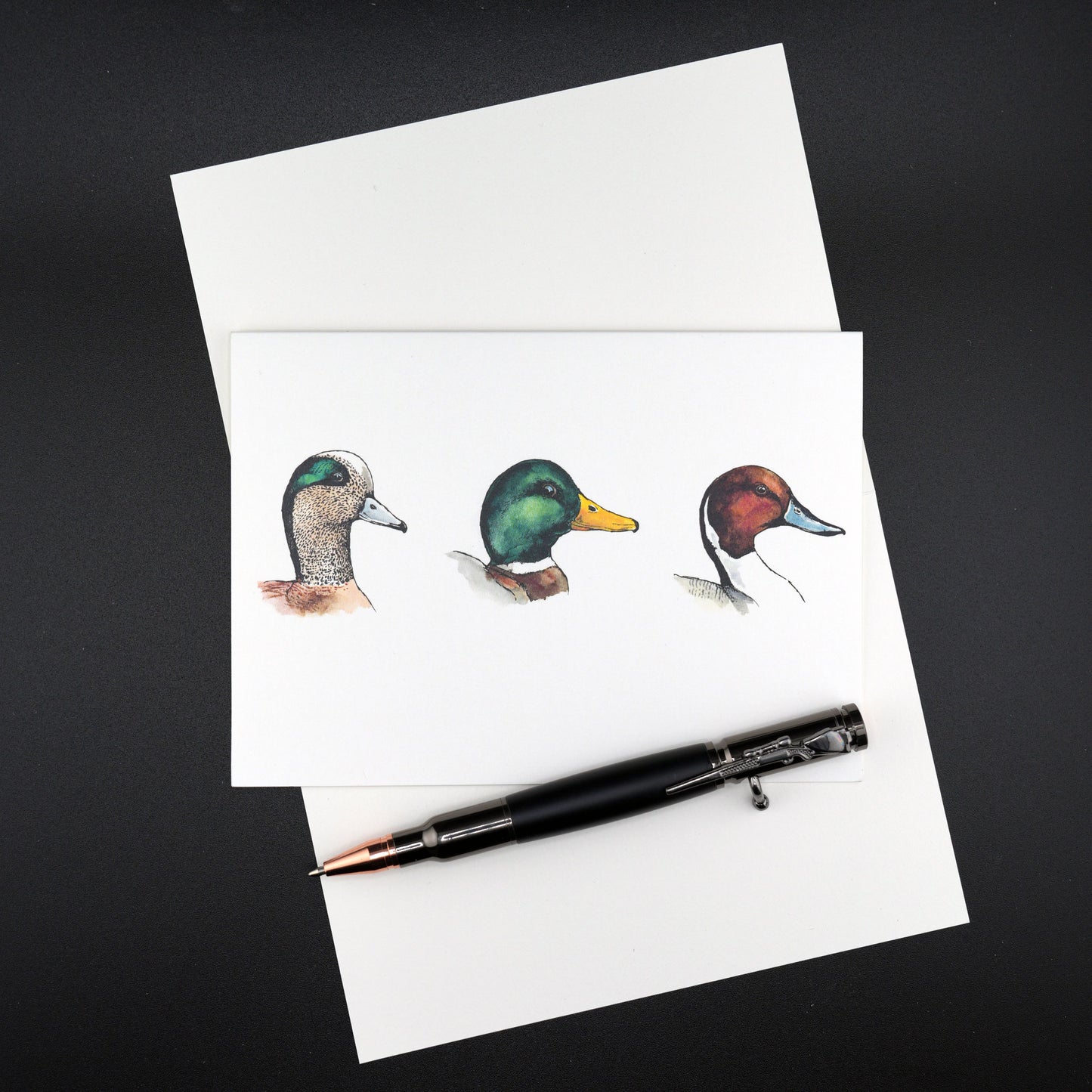 The Southern Sportsman's Three Duck Heads - Stationery Cards