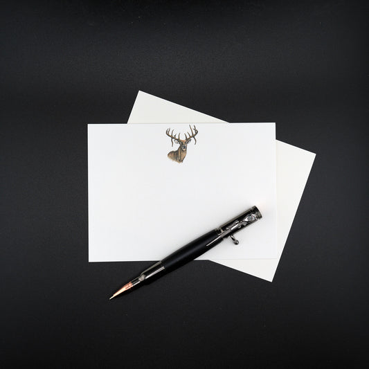 The Southern Sportsman's White Tail Buck Stationery - Flat Cards