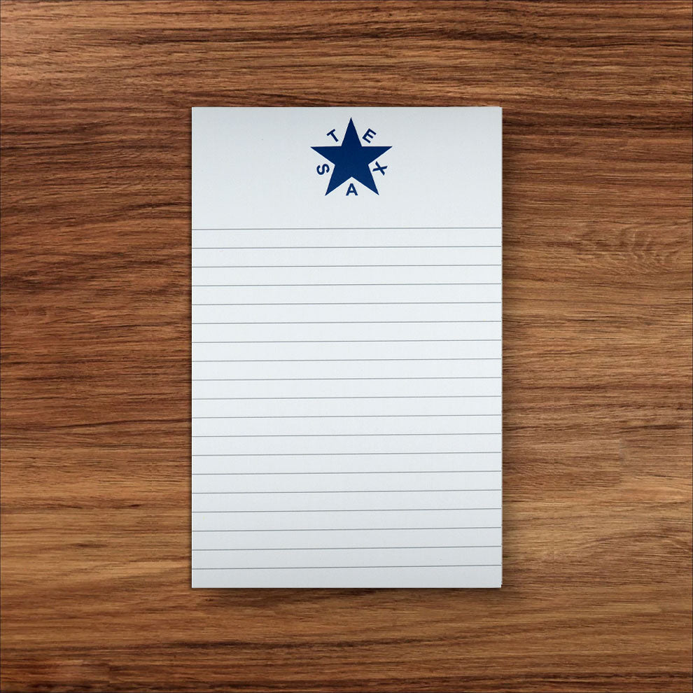 The Southern Sportsman's Blue Zavala Flag Note Pad